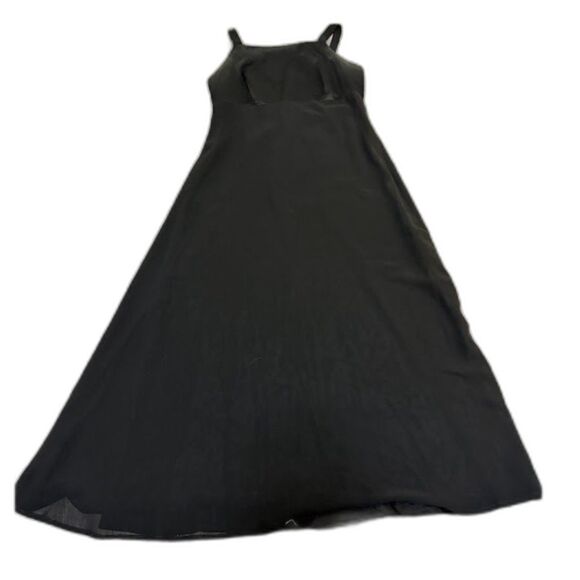 Adrianna Papell Occasions Gown 14 Black Chiffon Organza Bust Formal Retro Glam - Picture 9 of 9